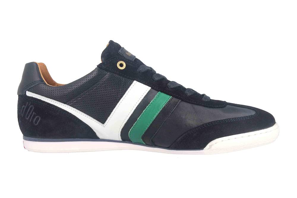Pantofola d'Oro VASTO UOMO LOW XL Sneaker in Übergrößen Blau 10203049.29Y/10203081.29Y große Herrenschuhe Blitzverkäufe