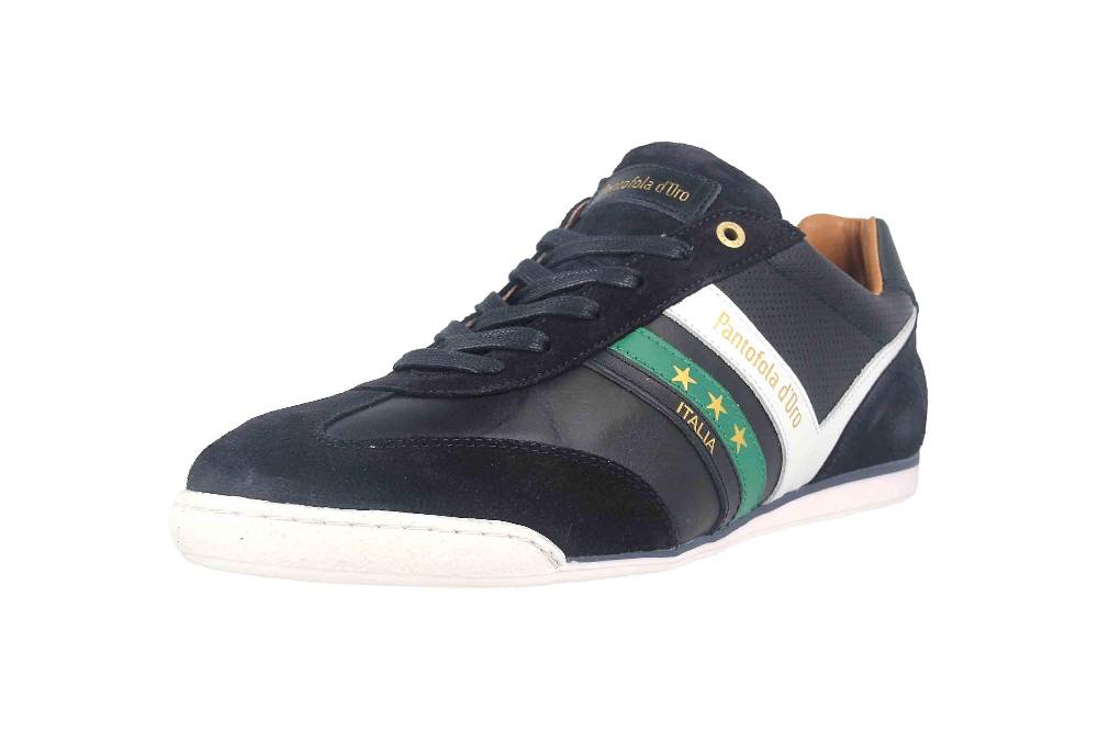 Pantofola d'Oro VASTO UOMO LOW XL Sneaker in Übergrößen Blau 10203049.29Y/10203081.29Y große Herrenschuhe Blitzverkäufe
