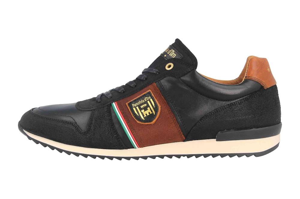 Pantofola d'Oro UMITO UOMO LOW XL Sneaker in Übergrößen Schwarz 10203038.25Y/10203075.25Y große Herrenschuhe Online