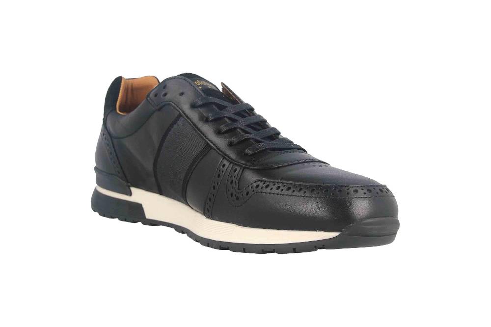 Pantofola d'Oro SANGANO UOMO LOW XL Sneaker in Übergrößen Schwarz 10203019.25Y/10203070.25Y große Herrenschuhe Outlet