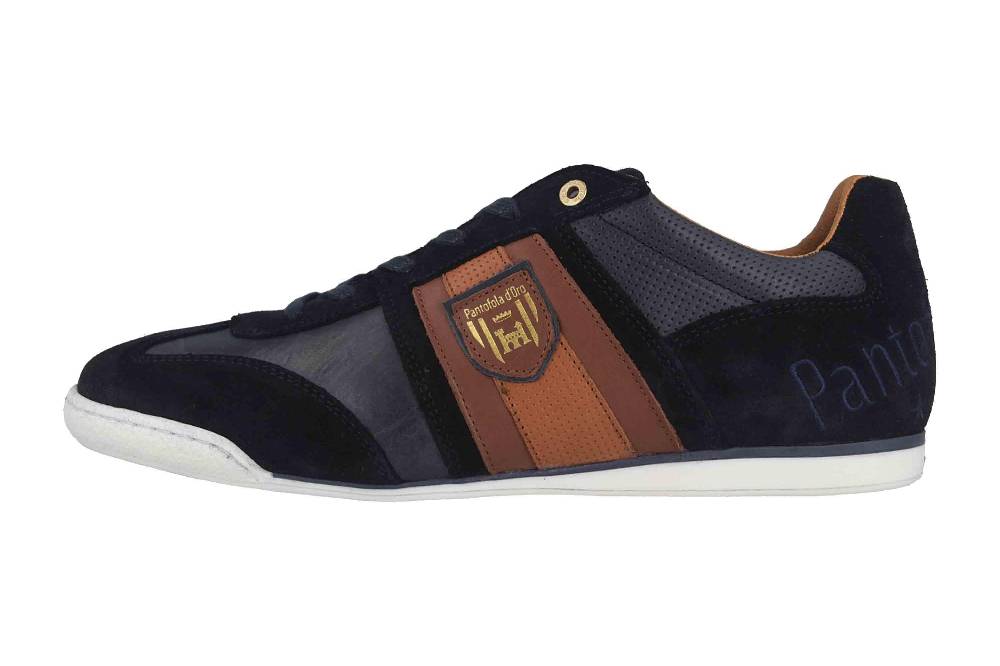 Pantofola d'Oro Imola Scudo Uomo Low Sneaker in Übergrößen Blau 10193040.29Y/10193084.29Y große Herrenschuhe Hotsell