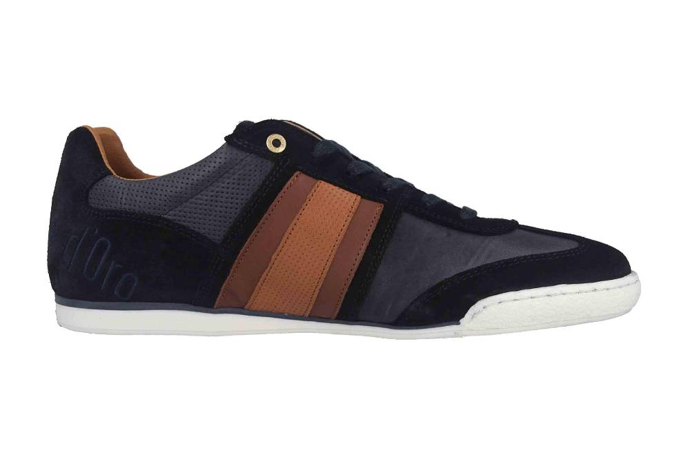 Pantofola d'Oro Imola Scudo Uomo Low Sneaker in Übergrößen Blau 10193040.29Y/10193084.29Y große Herrenschuhe Hotsell