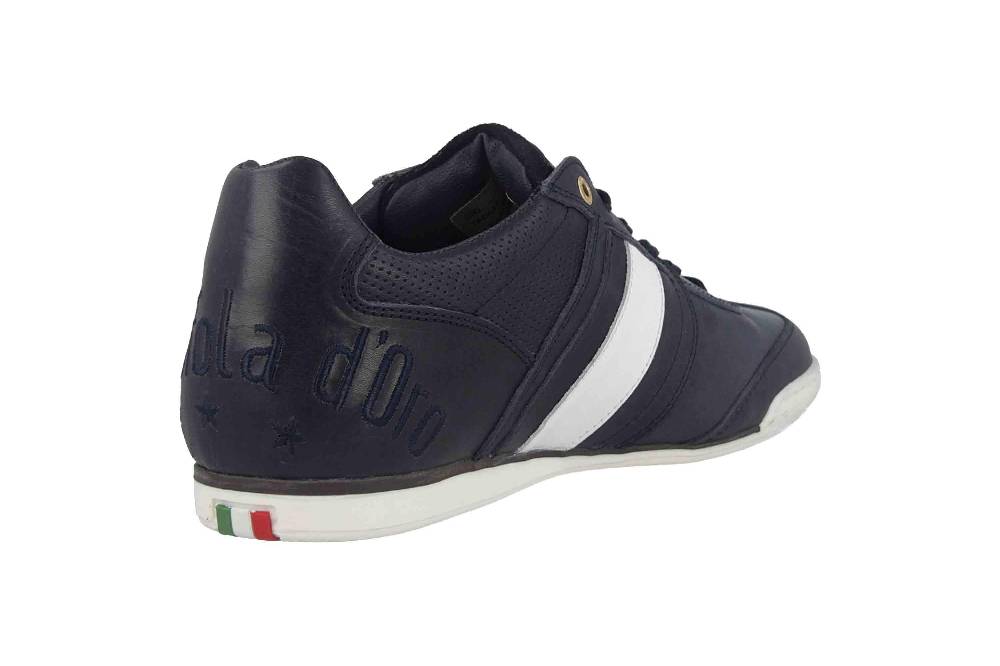 Pantofola d'Oro Imola Romagna Uomo Low Sneaker in Übergrößen Blau 10193037.29Y/10193082.29Y große Herrenschuhe im Angebot