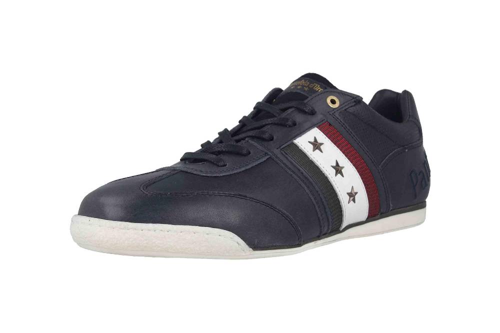 Pantofola d'Oro Imola Romagna Uomo Low Sneaker in Übergrößen Blau 10193037.29Y/10193082.29Y große Herrenschuhe im Angebot