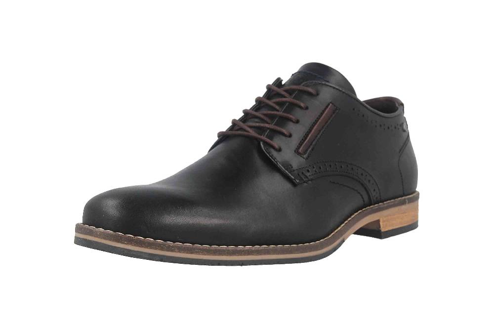 Bullboxer Halbschuhe in Übergrößen Schwarz 773K25263B2495SU39 große Herrenschuhe Fabrikverkauf