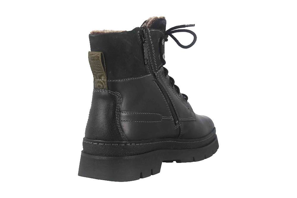 Fretz Men Zoran Boots in Übergrößen Schwarz 2413.8471-51 große Herrenschuhe Online