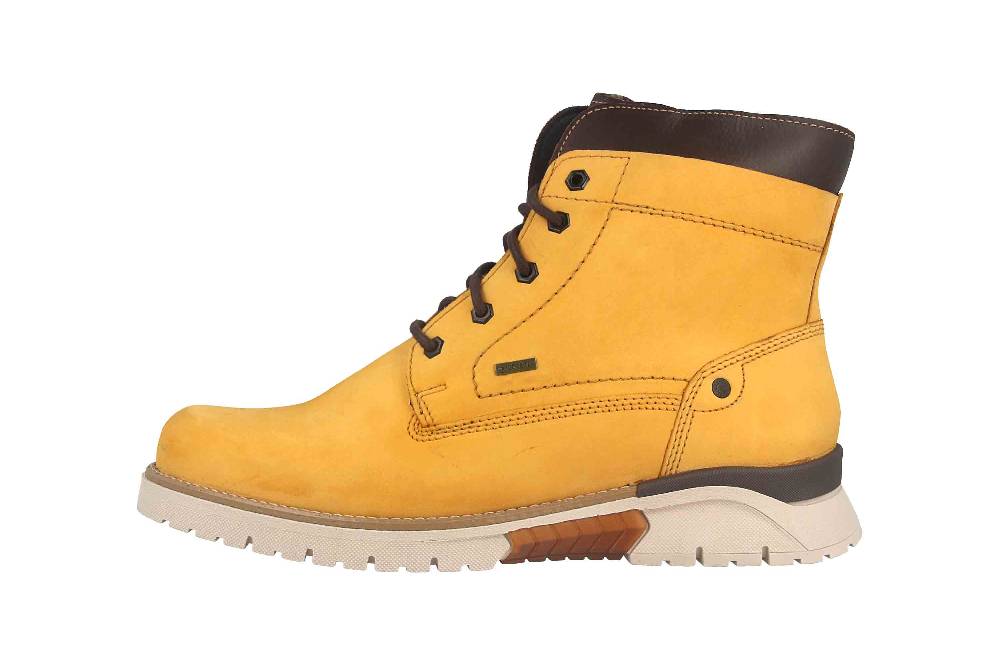 Fretz Men Cooper Boots in Übergrößen Gelb 1326.1416-45 große Herrenschuhe