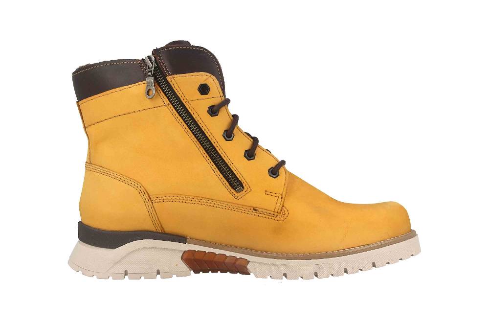 Fretz Men Cooper Boots in Übergrößen Gelb 1326.1416-45 große Herrenschuhe Auslauf