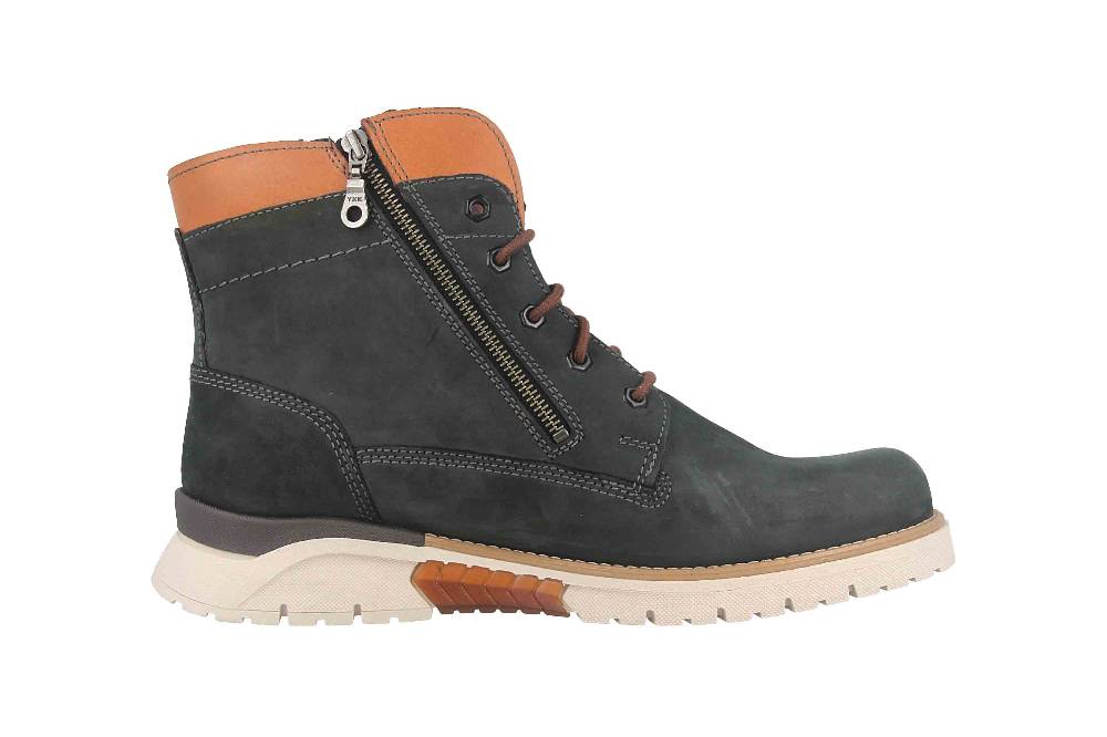 Fretz Men Cooper Boots in Übergrößen Blau 1326.1416-32 große Herrenschuhe im Angebot