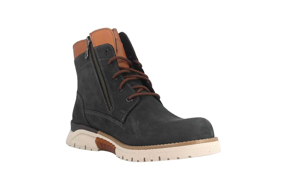 Fretz Men Cooper Boots in Übergrößen Blau 1326.1416-32 große Herrenschuhe im Angebot