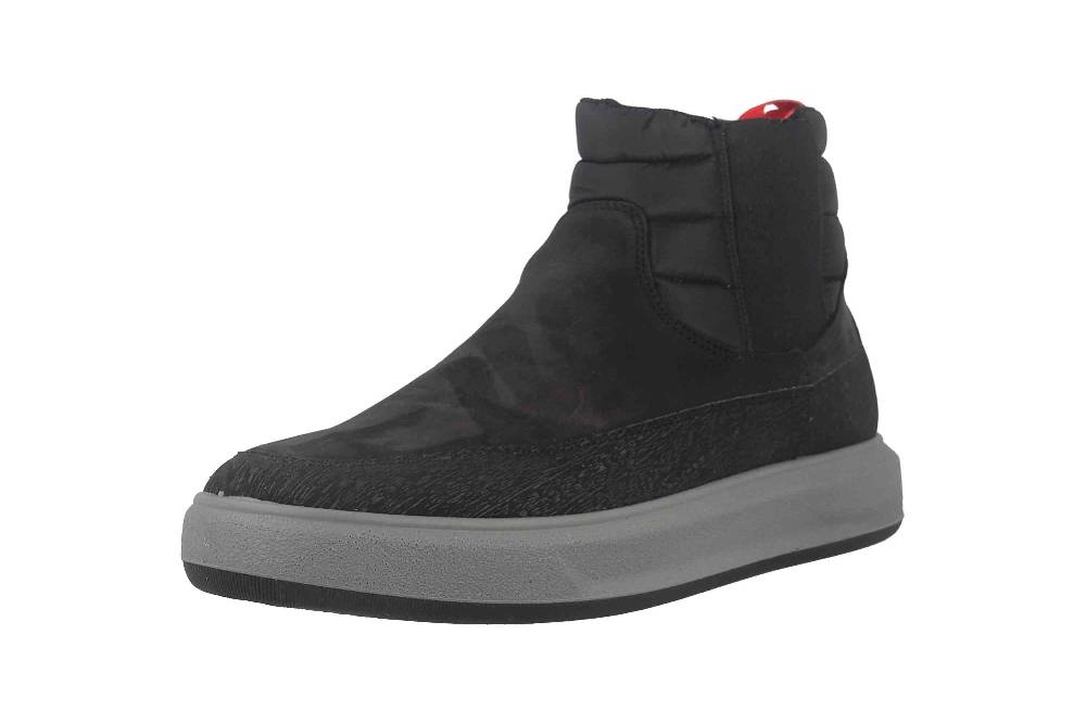Fretz Men Sem Stiefeletten in Übergrößen Schwarz 4414.2482-51 große Herrenschuhe Schlussverkauf