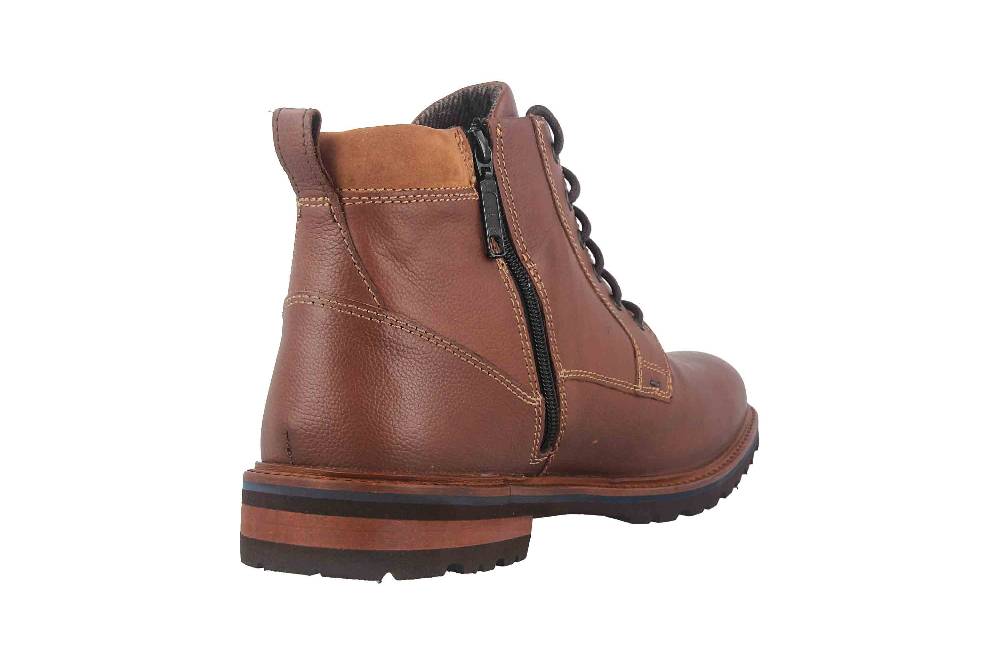 Fretz Men Milano Boots in Übergrößen Braun 6330.9712-12 große Herrenschuhe Günstiger Verkauf