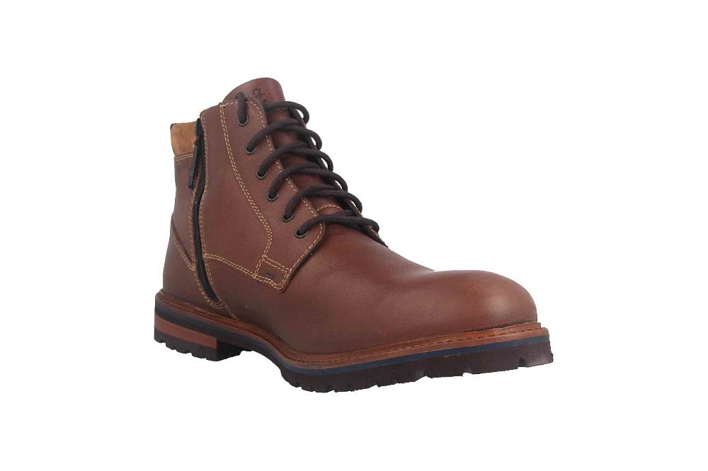 Fretz Men Milano Boots in Übergrößen Braun 6330.9712-12 große Herrenschuhe Günstiger Verkauf