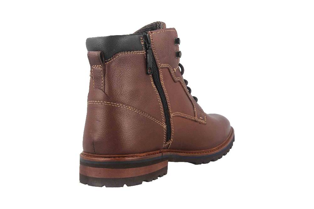 Fretz Men Milano Boots in Übergrößen Braun 6331.9712-12 große Herrenschuhe Fabrikverkauf