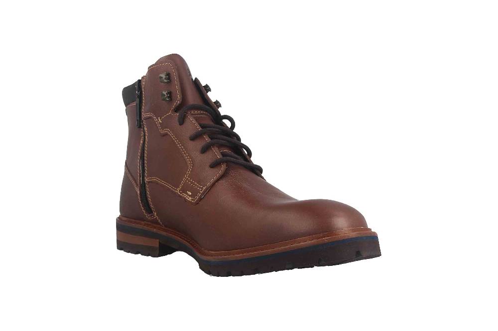 Fretz Men Milano Boots in Übergrößen Braun 6331.9712-12 große Herrenschuhe Fabrikverkauf