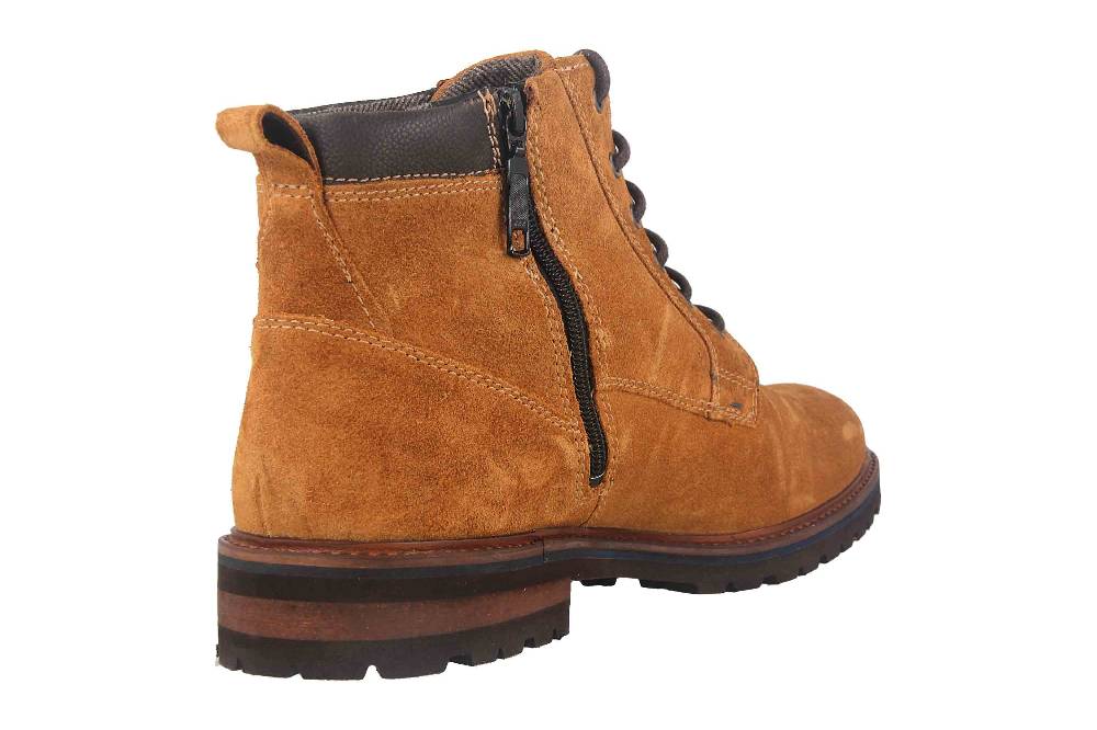 Fretz Men Milano Boots in Übergrößen Braun 6330.9719-89 große Herrenschuhe Online