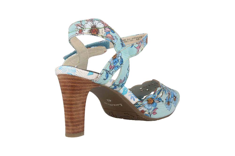 Laura Vita Sandaletten in Übergrößen Mehrfarbig ALBANE 51 Bleu große Damenschuhe Angebote