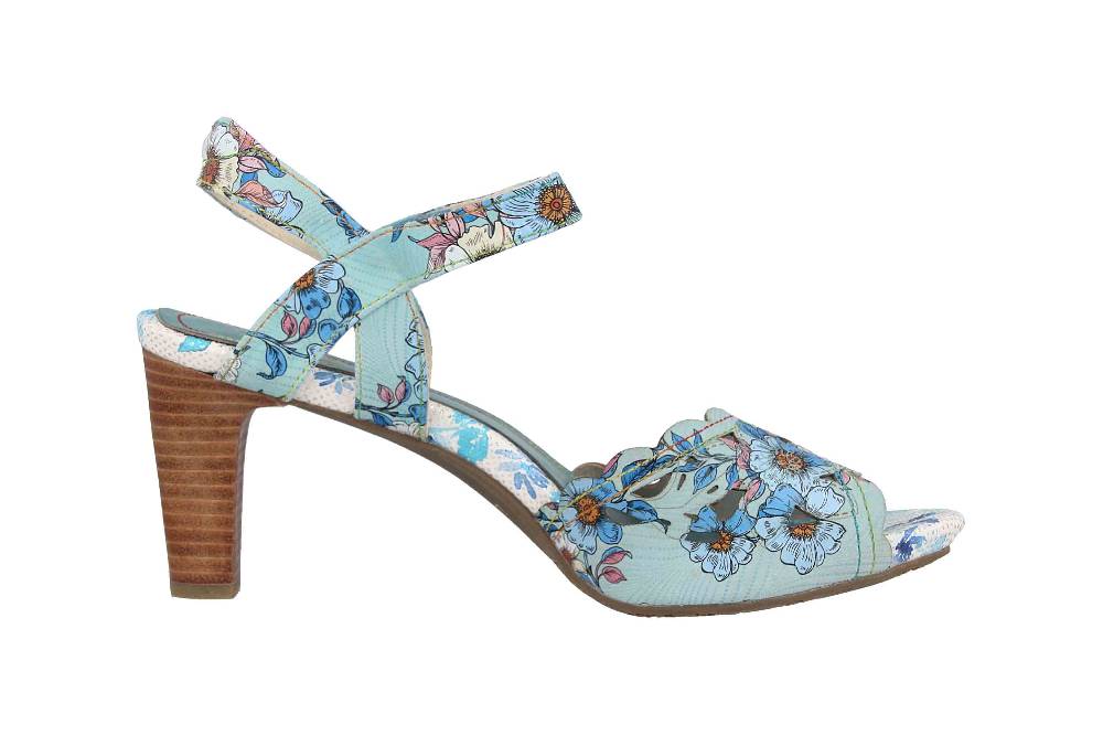 Laura Vita Sandaletten in Übergrößen Mehrfarbig ALBANE 51 Bleu große Damenschuhe Angebote