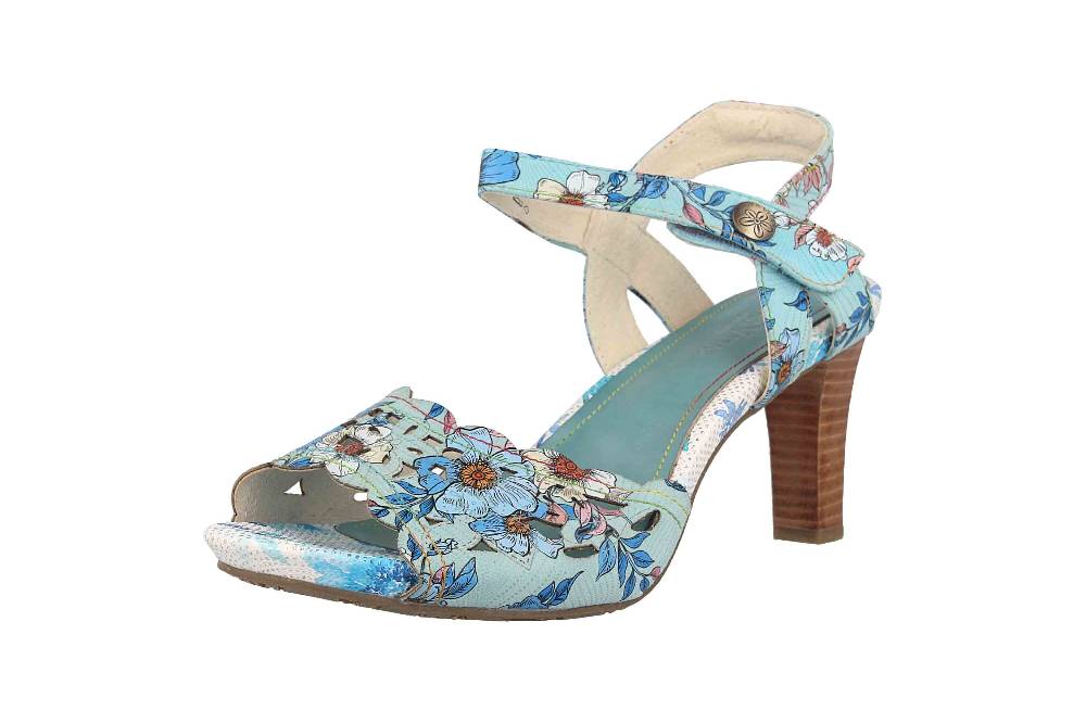 Laura Vita Sandaletten in Übergrößen Mehrfarbig ALBANE 51 Bleu große Damenschuhe Angebote