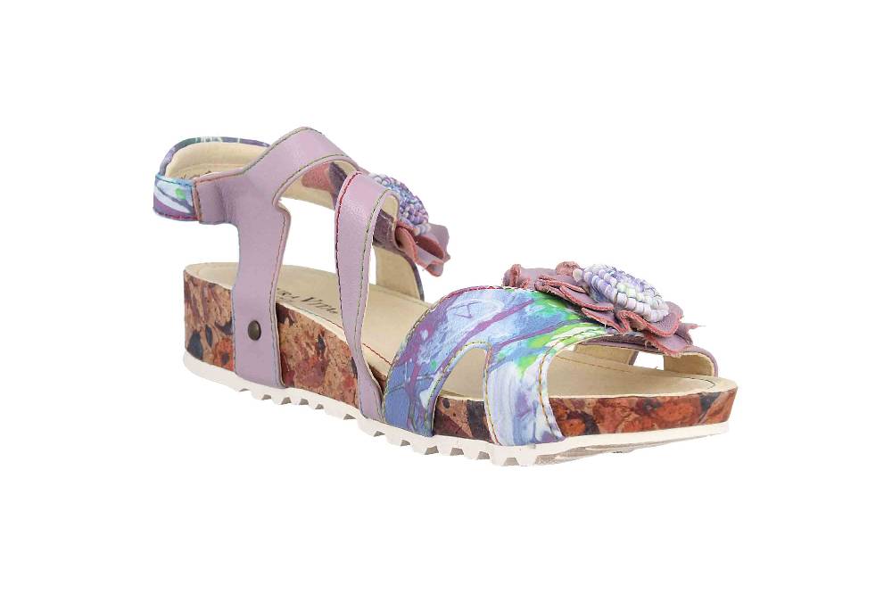 Laura Vita Sandalen in Übergrößen Mehrfarbig BRCYANO 68 Lilas große Damenschuhe Günstiger Verkauf
