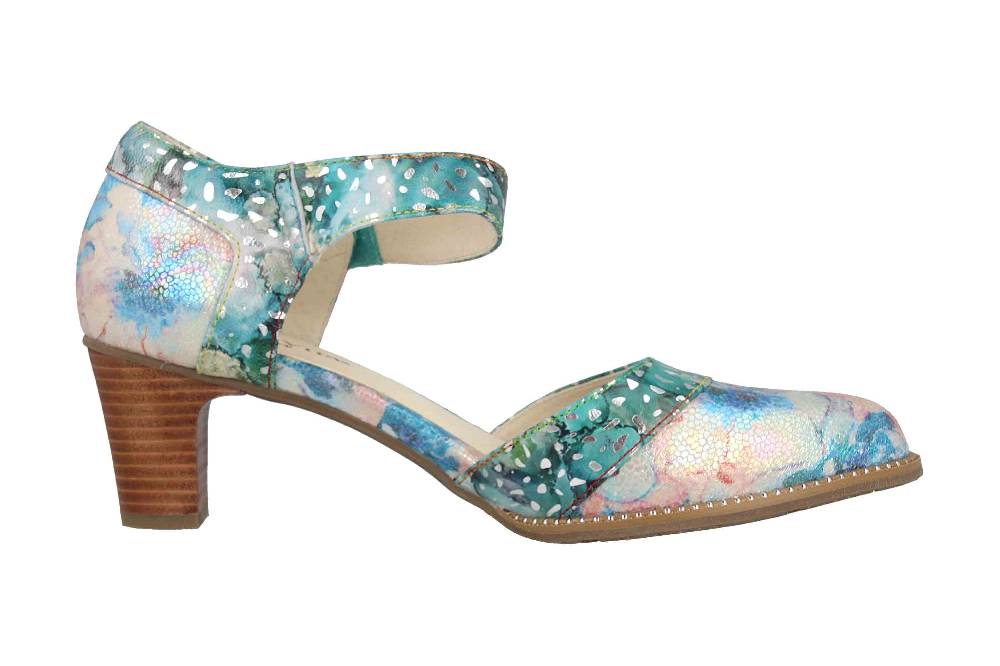 Laura Vita Pumps in Übergrößen Mehrfarbig ELCODIEO 232 Turquoise große Damenschuhe Fabrikverkauf