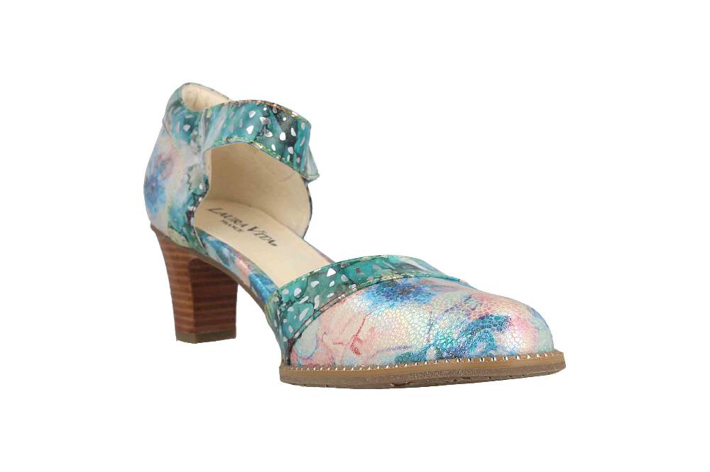 Laura Vita Pumps in Übergrößen Mehrfarbig ELCODIEO 232 Turquoise große Damenschuhe Fabrikverkauf