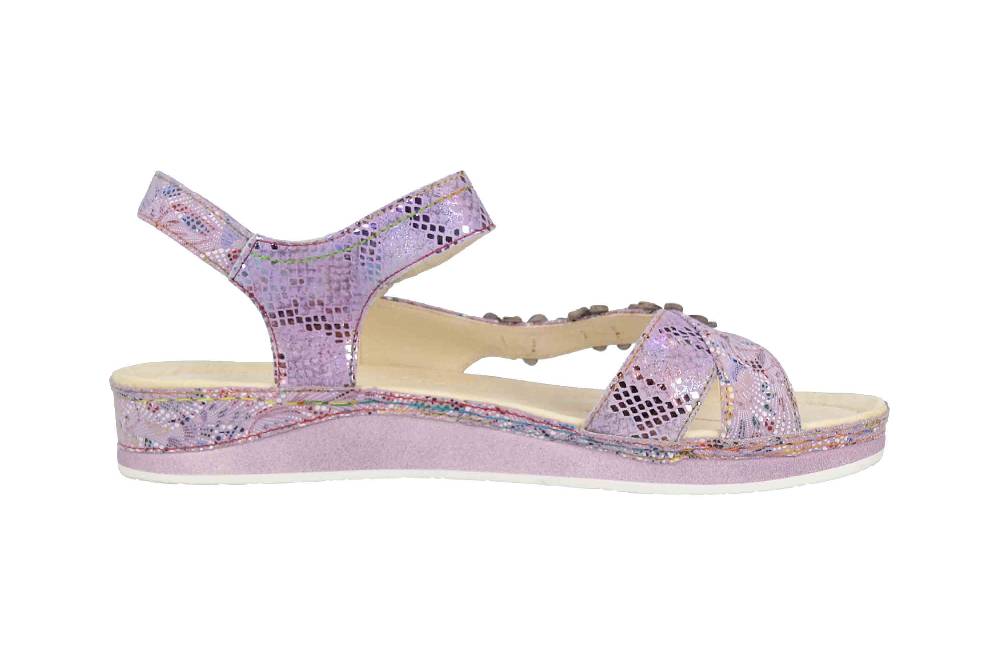 Laura Vita Sandalen in Übergrößen Mehrfarbig BRCUELO 81 Lilas große Damenschuhe Auslauf