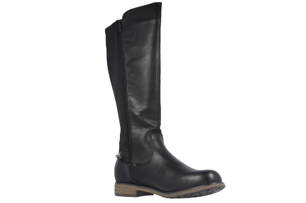 Fitters Footwear Stiefel in Übergrößen Schwarz 2.823951 Black große Damenschuhe im Angebot