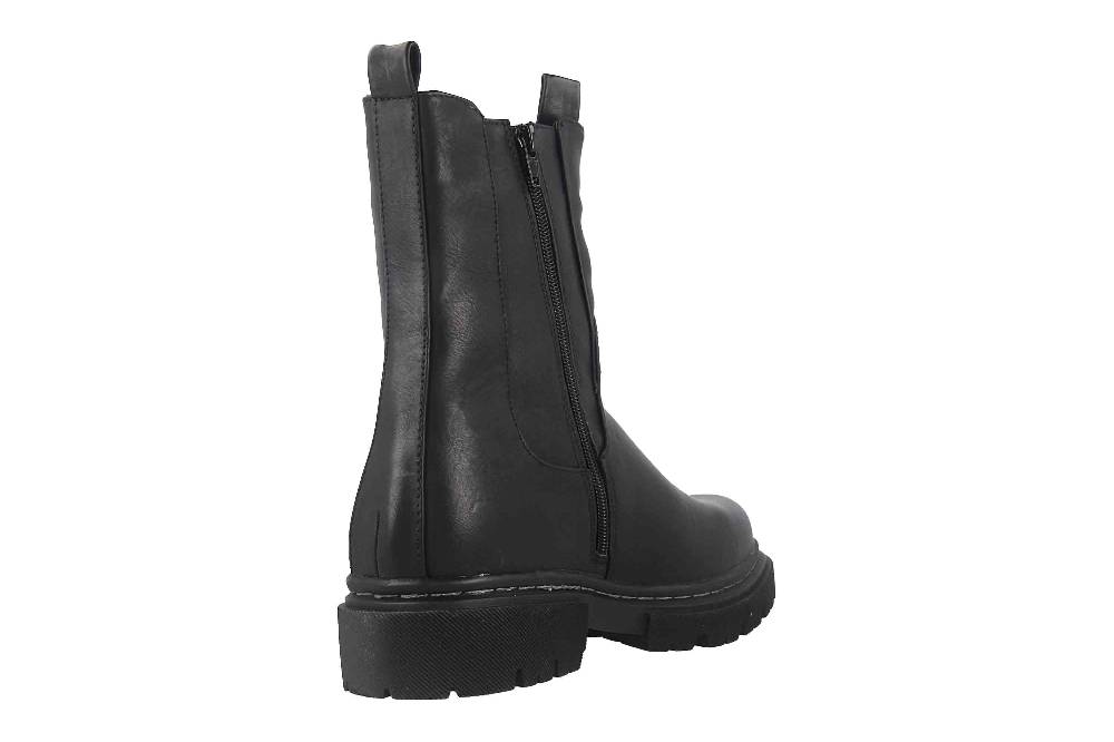 Fitters Footwear Cara Stiefeletten in Übergrößen Schwarz 2.AC3801 Black große Damenschuhe Blitzverkäufe