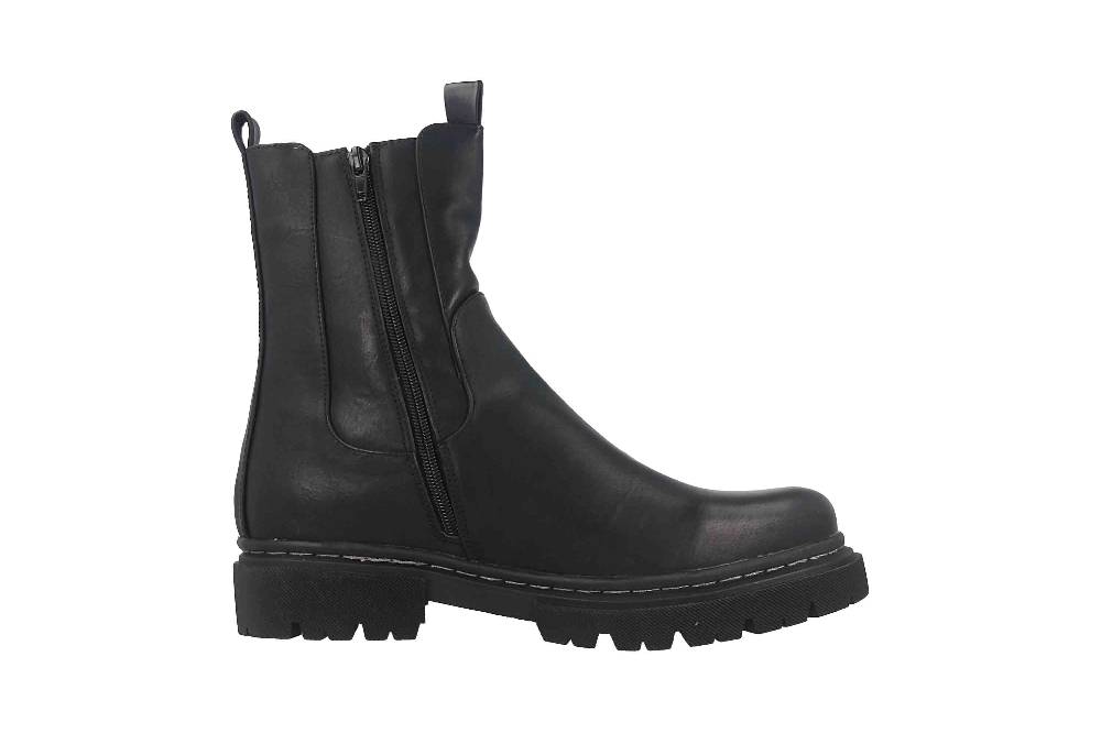 Fitters Footwear Cara Stiefeletten in Übergrößen Schwarz 2.AC3801 Black große Damenschuhe Blitzverkäufe