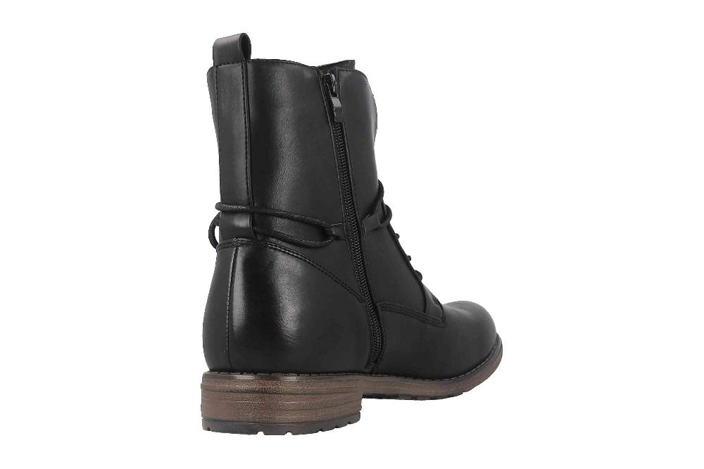 Fitters Footwear Vera Stiefeletten in Übergrößen Schwarz 2.252323 Black große Damenschuhe Online