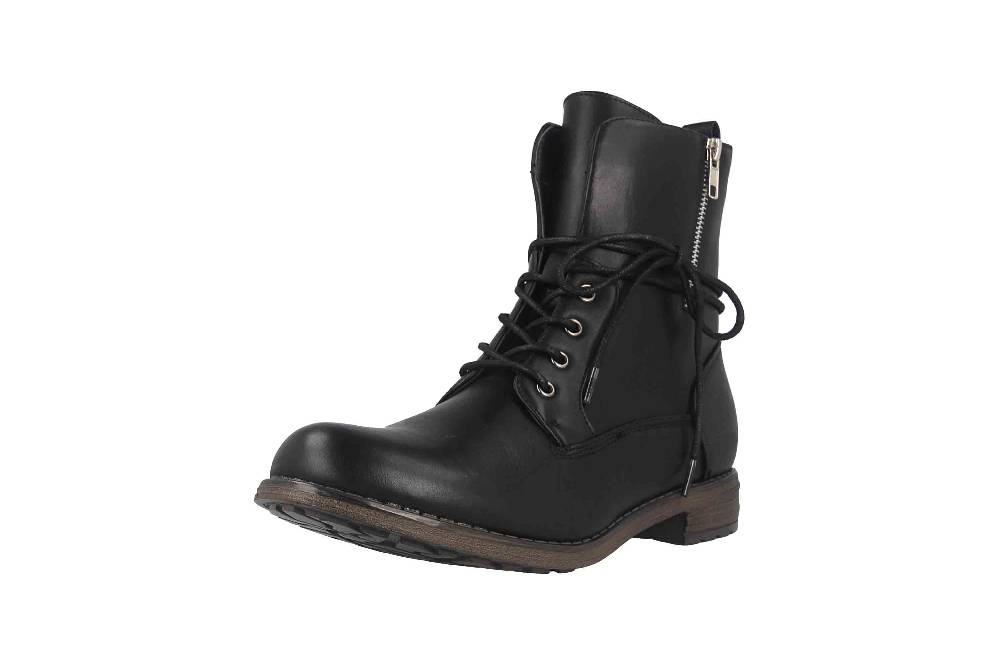 Fitters Footwear Vera Stiefeletten in Übergrößen Schwarz 2.252323 Black große Damenschuhe Online