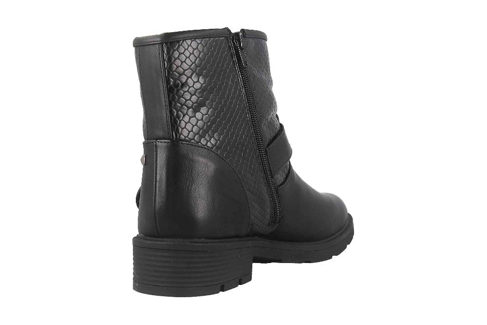 Fitters Footwear Lexi Stiefeletten in Übergrößen Schwarz 2.237232 Black große Damenschuhe Fabrikpreis