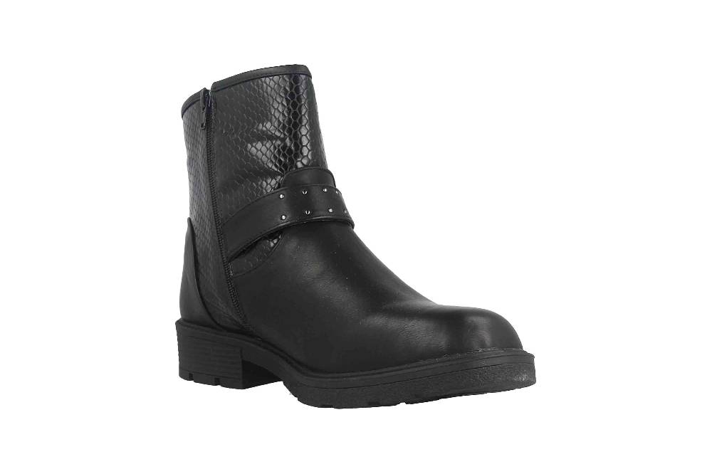 Fitters Footwear Lexi Stiefeletten in Übergrößen Schwarz 2.237232 Black große Damenschuhe Fabrikpreis