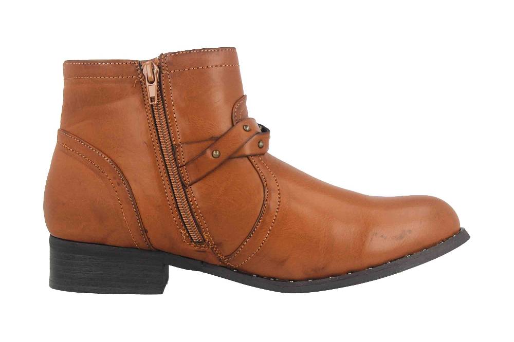 Fitters Footwear Shannon Stiefeletten in Übergrößen Braun 2.239201 Brandy große Damenschuhe Auslauf