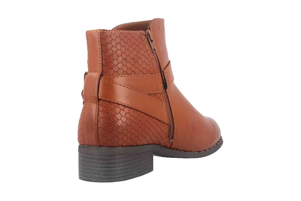 Fitters Footwear Alma Stiefeletten in Übergrößen Braun 2.239210 Brandy große Damenschuhe Verkauf