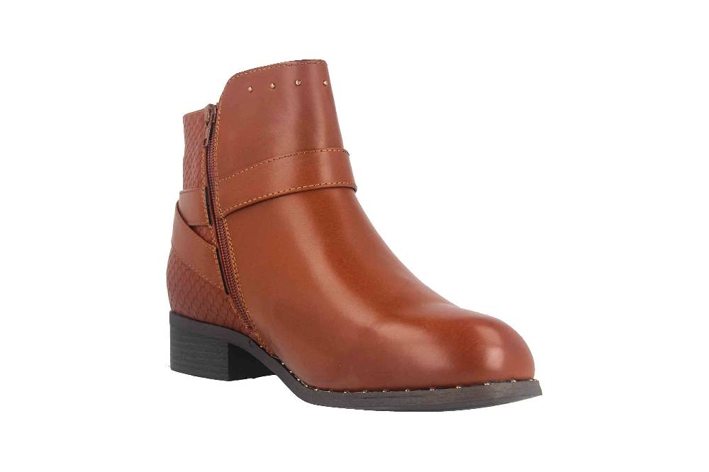 Fitters Footwear Alma Stiefeletten in Übergrößen Braun 2.239210 Brandy große Damenschuhe Verkauf