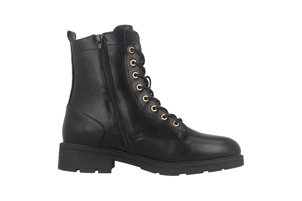 Fitters Footwear Angela Stiefeletten in Übergrößen Schwarz 2AA0380202 Black große Damenschuhe Meist gekauft