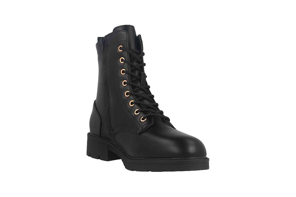 Fitters Footwear Angela Stiefeletten in Übergrößen Schwarz 2AA0380202 Black große Damenschuhe Meist gekauft