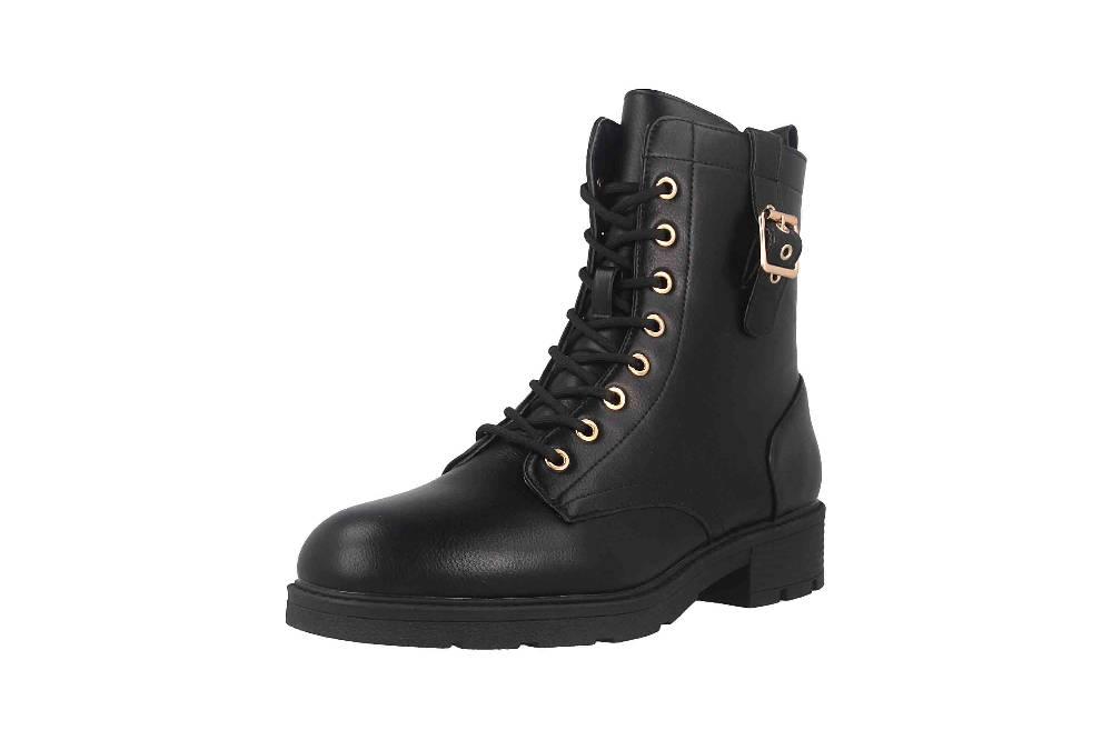 Fitters Footwear Angela Stiefeletten in Übergrößen Schwarz 2AA0380202 Black große Damenschuhe Meist gekauft