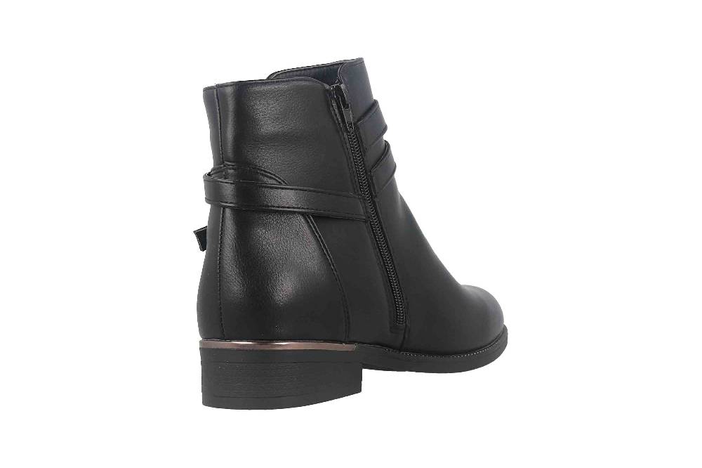 Fitters Footwear Sina Stiefeletten in Übergrößen Schwarz 2AA0211306 Black große Damenschuhe Outlet