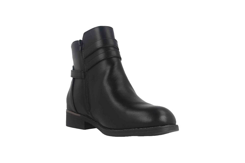 Fitters Footwear Sina Stiefeletten in Übergrößen Schwarz 2AA0211306 Black große Damenschuhe Outlet