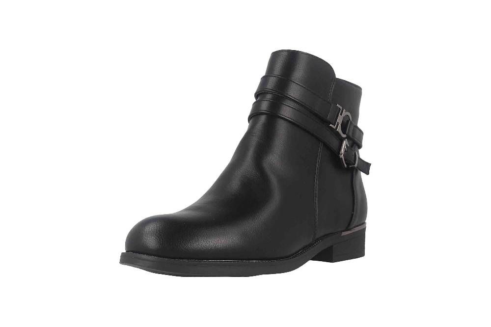 Fitters Footwear Sina Stiefeletten in Übergrößen Schwarz 2AA0211306 Black große Damenschuhe Outlet