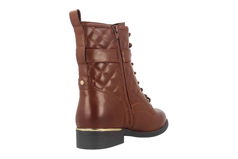 Fitters Footwear Kata Stiefeletten in Übergrößen Braun 2AA0210203 Cognac große Damenschuhe Auslauf