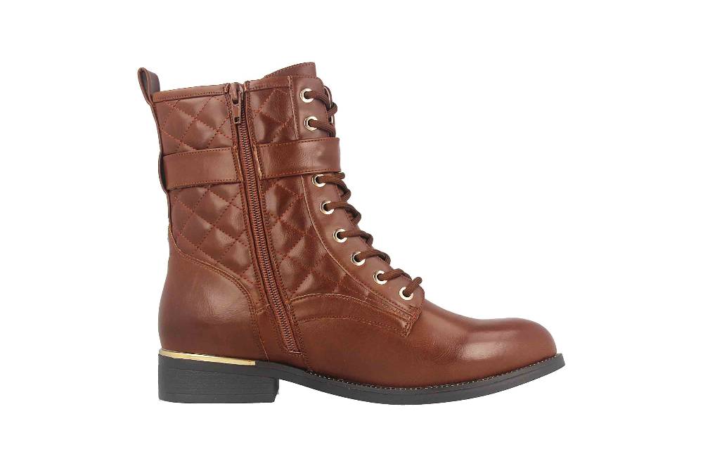 Fitters Footwear Kata Stiefeletten in Übergrößen Braun 2AA0210203 Cognac große Damenschuhe Auslauf