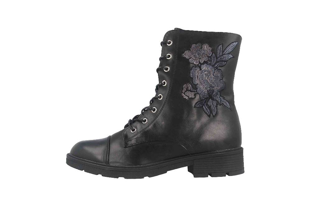 Fitters Footwear Stiefeletten in Übergrößen Schwarz 2239215 Tamara Black große Damenschuhe