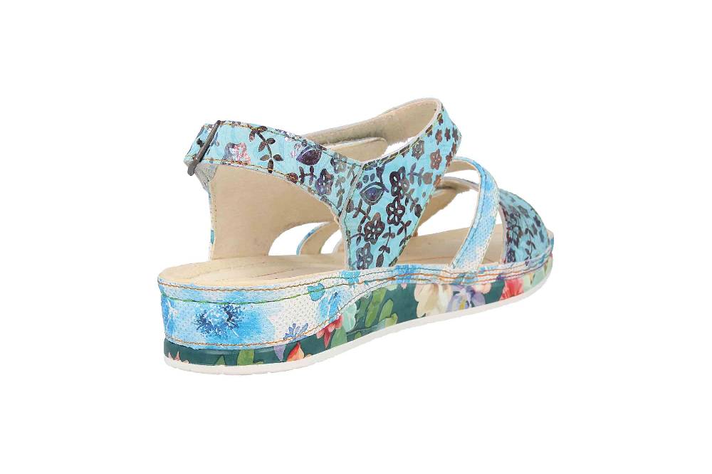 Laura Vita Sandalen in Übergrößen Mehrfarbig BRCUELO 06 Indigo große Damenschuhe Jubiläumsangebot