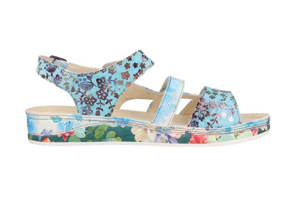 Laura Vita Sandalen in Übergrößen Mehrfarbig BRCUELO 06 Indigo große Damenschuhe Jubiläumsangebot