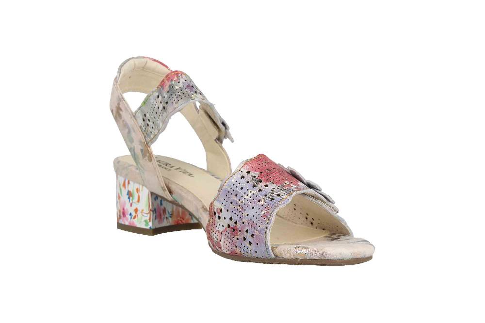 Laura Vita Sandaletten in Übergrößen Mehrfarbig HUCBIO 05 Gris große Damenschuhe im Angebot