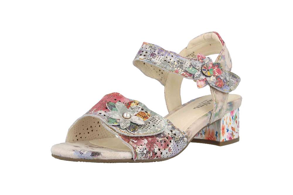 Laura Vita Sandaletten in Übergrößen Mehrfarbig HUCBIO 05 Gris große Damenschuhe im Angebot